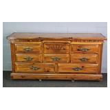 Solid Pine 8 Drawer Dresser