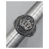 Sparkling Crown Ring Sz 10