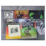 Lot Of 8 Assorted Rare Punk & Metal Vinyl Albums