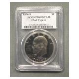 1976 S Eisenhower Dollar Pcgs Pr69 Dcam
