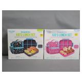 2x Bid Snap & Go Kids Lunch Set