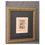 Vintage Napoleon Statue Print