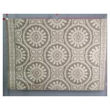 100% Ployester Accent Rug W/non-slip Backing