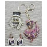 Halloween New Jewelry Lot Skull Brooch Pin ,
