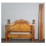 Drexel Solid Pine Canon Ball Post Bed Queen Size
