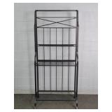Metal Frame Four Tier Wire Shelf Baker