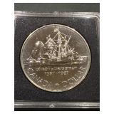 1987 Silver Proof Canada Commem Silver Dollar
