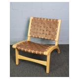 Mid Century Modern Style Wood Frame Accent Chair