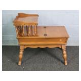 Solid Maple Colonial Style Accent End Table