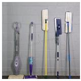 Lot Of 5 Shark Swiffer & More Floor Cleaners