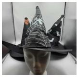 10 -  Halloween Hats Five Different Designs.