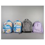 4x The Bid Assorted Back Pack