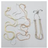 4x The Bid - Gold Over Sterling Silver Chains