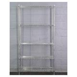 Five Tier Metal Wire Rack Shelf Unit