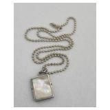 Ss Italy Sterling Silver 20in Chain Necklace And