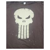Marvel The Punisher T-shirt Mens 2xl Brown Short