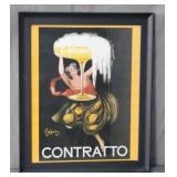 Leonetto Cappiello Print Framed Under Glass
