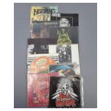 Lot Of 10 Assorted Rare Punk & Metal Vinyl 7"s