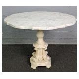 Italian Marble 2 Piece Round Table