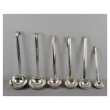 6x The Bid Assorted Stainless Steel Ladles