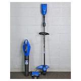 Lot Of 2 Kobalt 40v 15" Straight Shaft Trimmer