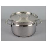 Tramontina Stainless Steel Pot W/steamer Basket
