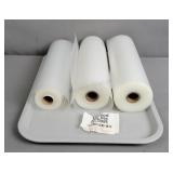 3x Bid Food Vac Bags Rolls