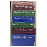 7x The Bid  Assorted Proof Coin Sets All Different