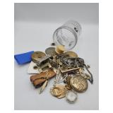 Jar Full Of Dresser Drawer Findings