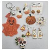Halloween Jewelry Collection Pumpkins Ghost Sugar