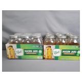 2x Bid Six Pack Half Gallon Mason Jars