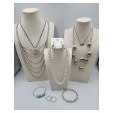 Silver-tone Jewelry Lot