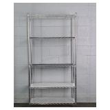 Five Tier Metal Wire Rack Shelf Unit