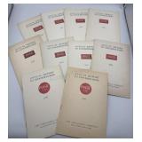 Lot Of 10 - Coca Cola Annual Reports 1938-49