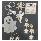 Halloween Jewelry Collection Sparkling Ghosts