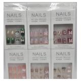 12 New Packs Press On Nails Note : One Pack