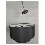 3 Light Dual Shade Ceiling Fixture