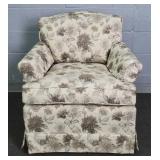 Low Back Upholstered Swivel Rocker