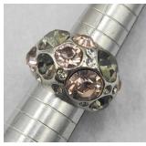 Statement High Dome Gemstone Ring Sz 6.. No