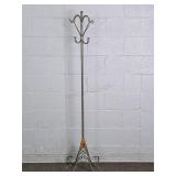 Handmade Decorative Heavy Wrought Iron Coat Rack