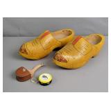 Lot Traditional Dutch Wooden Clogs & Yoyo