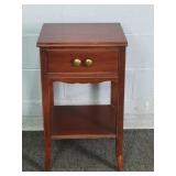 Vintage Mahogany Two Tier Side Stand
