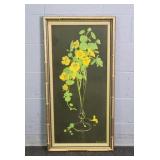 Barbara Tate Floral Print On Canvas