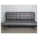 Lifestyle Solutions Faux Leather Convertible Futon