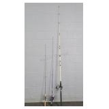 3x The Bid Assorted Rods & Reels