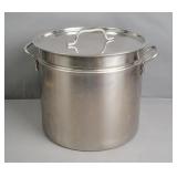Large Stainless Steamer Pot With Steamer Basket