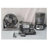 Lot Of Assorted Electronics, Fan, Etc