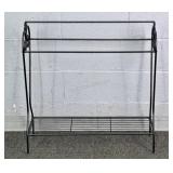 Decorative Metal Quilt Rack W/ Storage