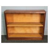 Vintage Solid Mahogany Low Bookshelf