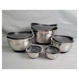 5 Pc Set Kirkland Nesting Mixing Bowls With Lids